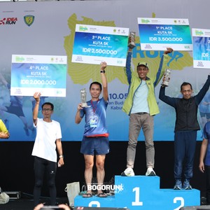 Race photo from BOGORUN 2026