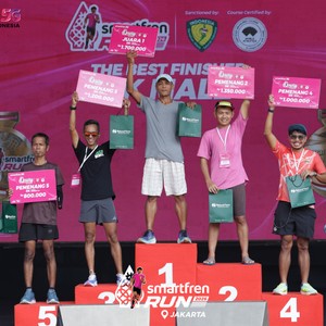 Race photo from SMARTFREN RUN 2026