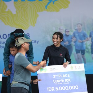 Race photo from BOGORUN 2026