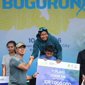 Race photo from BOGORUN 2026