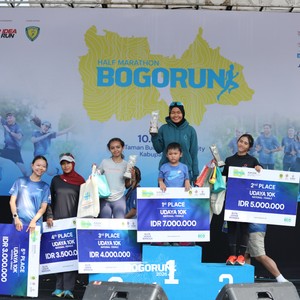 Race photo from BOGORUN 2026
