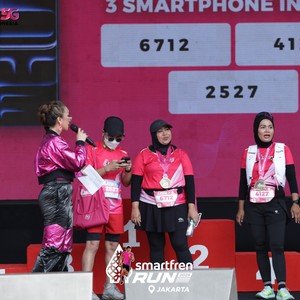 Race photo from SMARTFREN RUN 2026