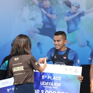 Race photo from BOGORUN 2026