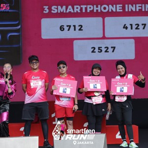 Race photo from SMARTFREN RUN 2026