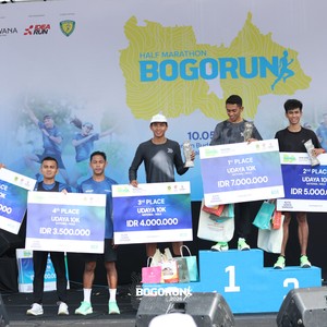 Race photo from BOGORUN 2026