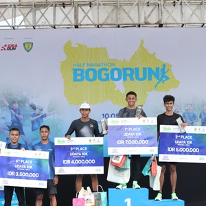 Race photo from BOGORUN 2026