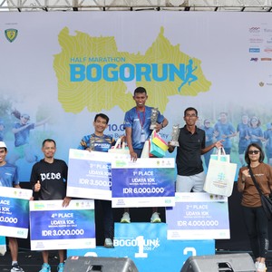 Race photo from BOGORUN 2026
