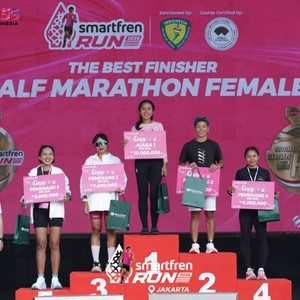 Race photo from SMARTFREN RUN 2026