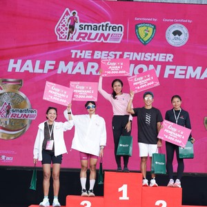 Race photo from SMARTFREN RUN 2026
