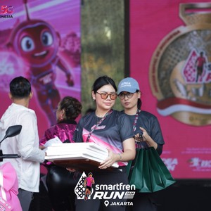 Race photo from SMARTFREN RUN 2026
