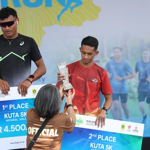 Race photo from BOGORUN 2026