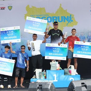 Race photo from BOGORUN 2026