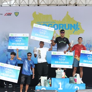 Race photo from BOGORUN 2026