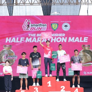 Race photo from SMARTFREN RUN 2026