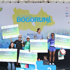 Race photo from BOGORUN 2026