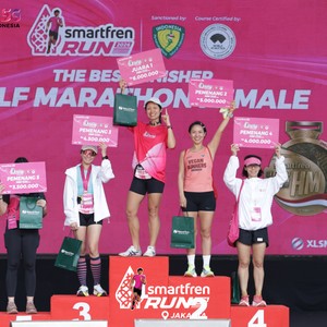 Race photo from SMARTFREN RUN 2026