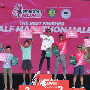 Race photo from SMARTFREN RUN 2026