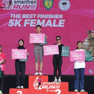 Race photo from SMARTFREN RUN 2026