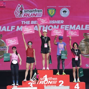 Race photo from SMARTFREN RUN 2026