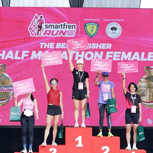 Race photo from SMARTFREN RUN 2026