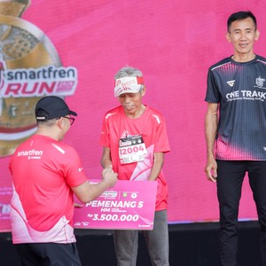Race photo from SMARTFREN RUN 2026