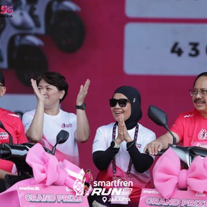 Race photo from SMARTFREN RUN 2026