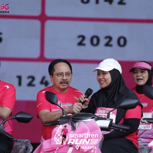 Race photo from SMARTFREN RUN 2026