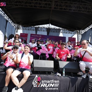 Race photo from SMARTFREN RUN 2026