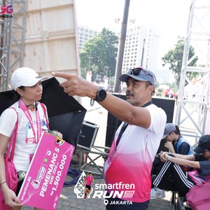 Race photo from SMARTFREN RUN 2026