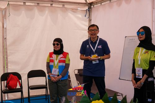 Race photo from CISANGKAN KBP CITY RUN 2025