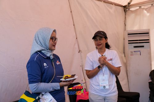 Race photo from CISANGKAN KBP CITY RUN 2025