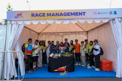 Race photo from CISANGKAN KBP CITY RUN 2025