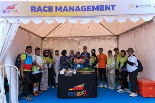 Race photo from CISANGKAN KBP CITY RUN 2025