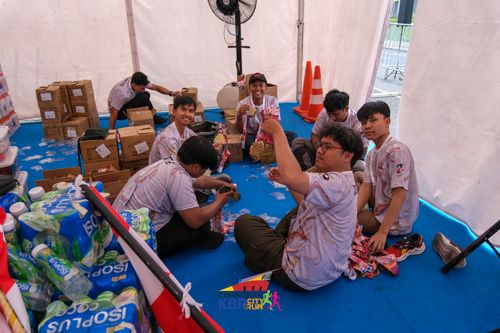 Race photo from CISANGKAN KBP CITY RUN 2025
