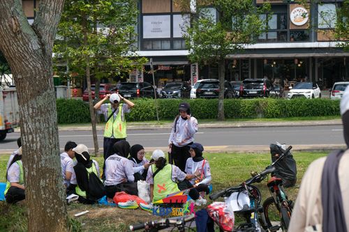 Race photo from CISANGKAN KBP CITY RUN 2025