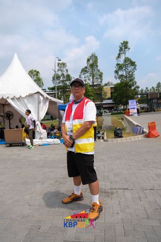 Race photo from CISANGKAN KBP CITY RUN 2025