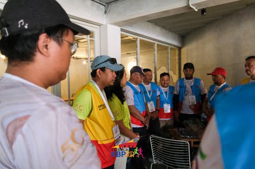 Race photo from CISANGKAN KBP CITY RUN 2025