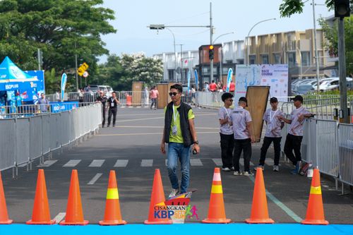Race photo from CISANGKAN KBP CITY RUN 2025