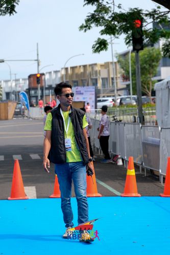 Race photo from CISANGKAN KBP CITY RUN 2025