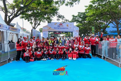 Race photo from CISANGKAN KBP CITY RUN 2025