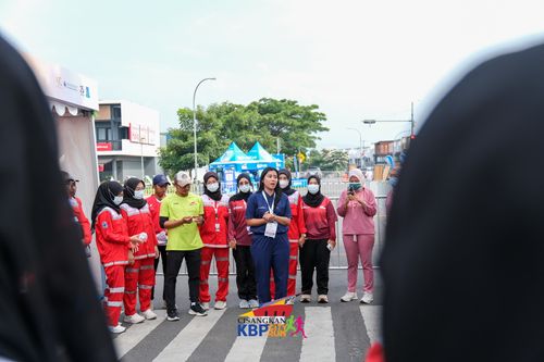 Race photo from CISANGKAN KBP CITY RUN 2025