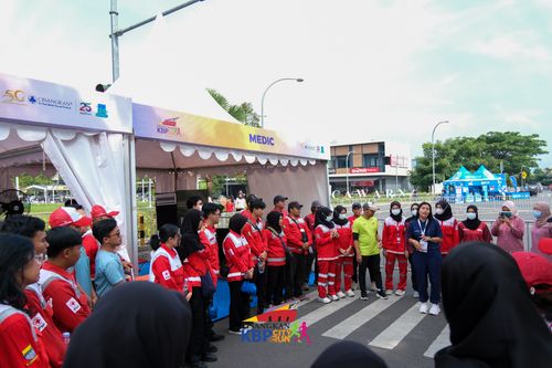 Race photo from CISANGKAN KBP CITY RUN 2025