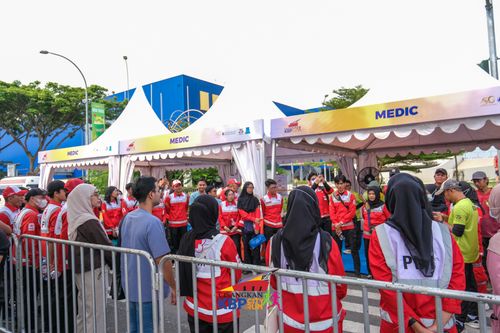Race photo from CISANGKAN KBP CITY RUN 2025
