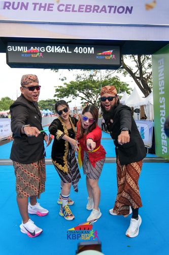 Race photo from CISANGKAN KBP CITY RUN 2025