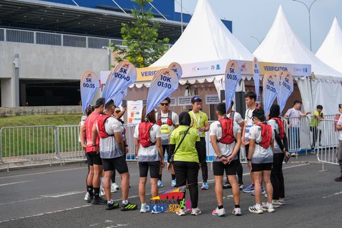 Race photo from CISANGKAN KBP CITY RUN 2025