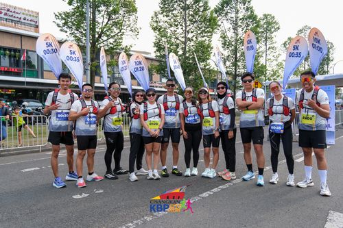 Race photo from CISANGKAN KBP CITY RUN 2025