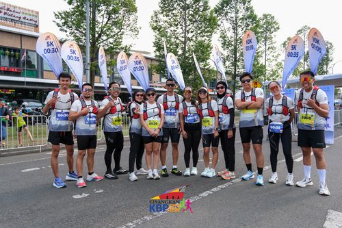 Race photo from CISANGKAN KBP CITY RUN 2025