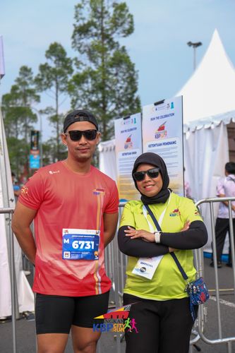 Race photo from CISANGKAN KBP CITY RUN 2025