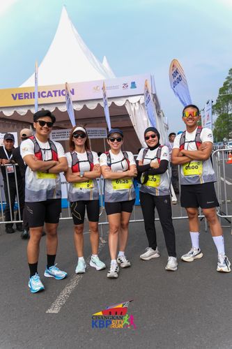 Race photo from CISANGKAN KBP CITY RUN 2025