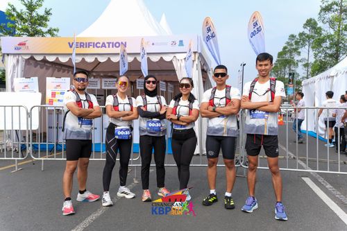 Race photo from CISANGKAN KBP CITY RUN 2025